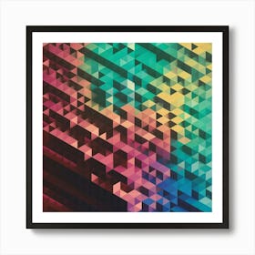 Abstract Geometric Pattern 42 Art Print