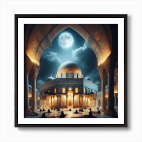 Dome Of The Rock Art Print