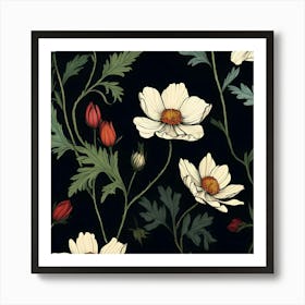 Floral Pattern 20 Art Print