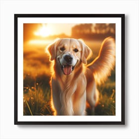 Togo The Retriever 1 Art Print