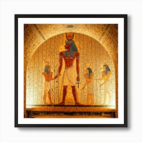 Egyptian Temple Art Print