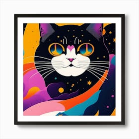 Cat 02 Art Print