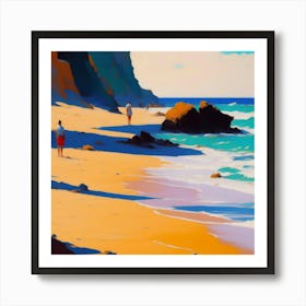 San Diego Beach Art Print