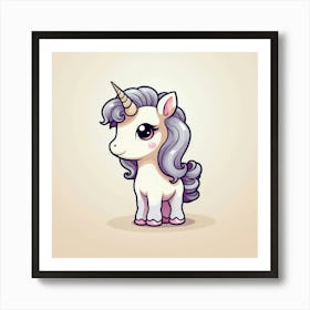 Cute Unicorn 330 Art Print