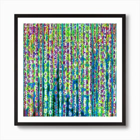 Matrix Technology Data Digital 3 Art Print