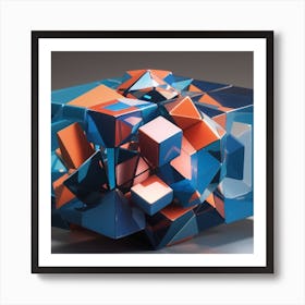 Cubes Art Print