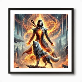 Kaida Leader Warrior Mentor Art Print