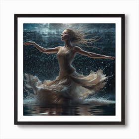 Underwater Dancer 1 Art Print