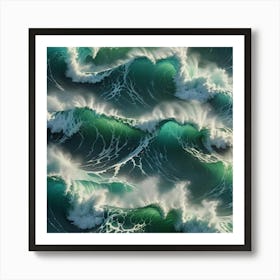 Ocean Waves 2 Art Print