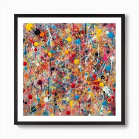 Abstract Brush stroke Art Print