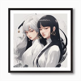 Light and Dark Art Print