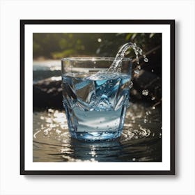 Glass Of Water Art Print