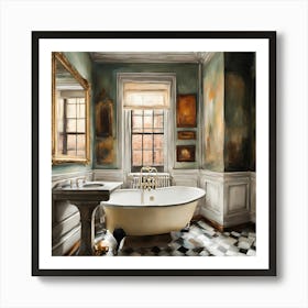 Bathroom Art Print