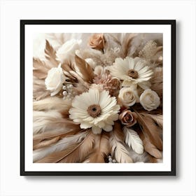 Boho Whispers of Elegance 27 Art Print