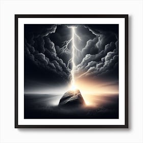 Lightning Of The Hope Art Print