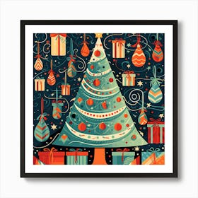 Christmas Tree 20 Art Print