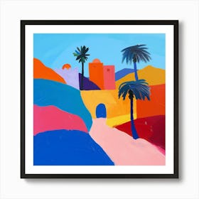 Abstract Travel Collection Tunisia 1 Art Print