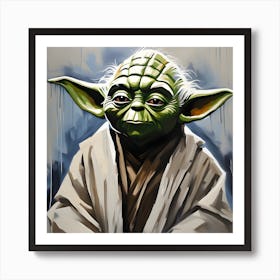 Starwars Yoda Art Print