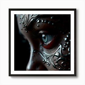 Woman'S Face Art Print