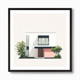 Modern House 11 Art Print