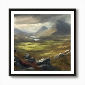 Highland View Art Print 3 Art Print