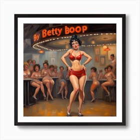Betty Bop 1 Art Print