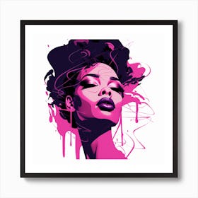 Portrait Of A Woman 40 Art Print