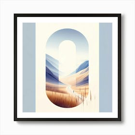 O - Landscape Art Print