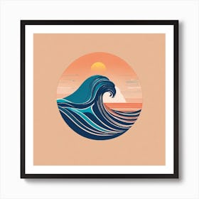 Ocean Wave Art Print