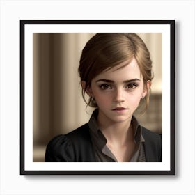 Emma Watson Celestial Splendor Art Print