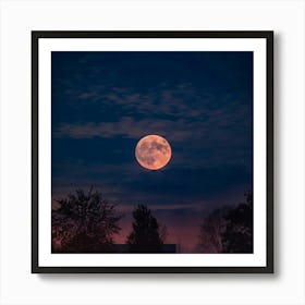 Full Moon Art Print