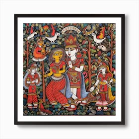 Krishna Art Print