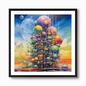 'The Spheres' Art Print