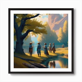 The Four Art Print