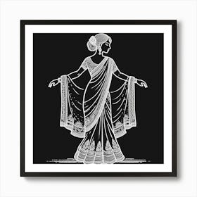 Amazing Paper cutting art works of Elegance 1 Art Print