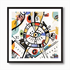 The eye Art Print