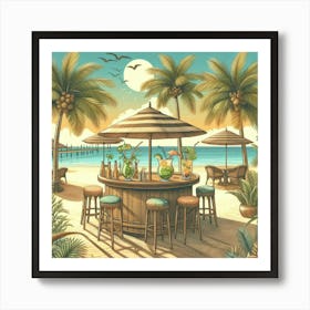 Beach Bar Art Print