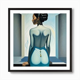 Back View Of A Woman 1 Art Print