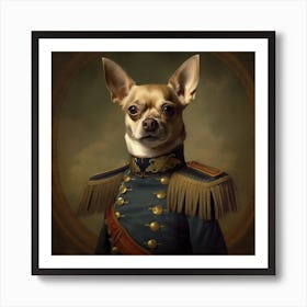 Chihuahua Portrait 2 Art Print