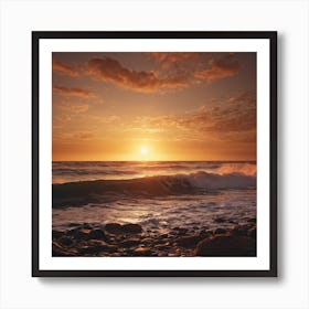 Sunset To Love Art Print