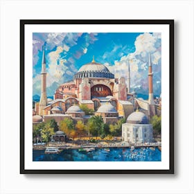 Blue Mosque 5 Art Print