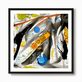 Abstract Painting Poster