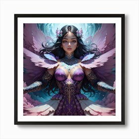 Angelic Woman Art Print