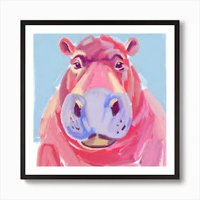 Hippopotamus 07 Art Print