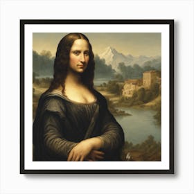 Mona Lisa 1 Art Print