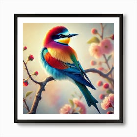 Colorful Bird 8 Art Print