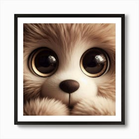 Cute Teddy Bear Art Print