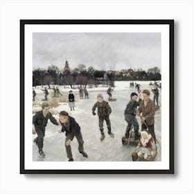 Skating 2 Art Print