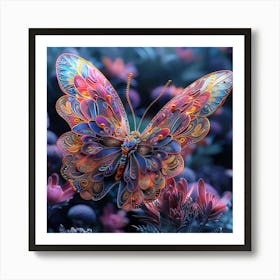 Colorful Butterfly Art Print