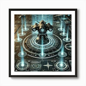 Stormhammer Cruiser Targeting System Iron Commonwealth Art Print